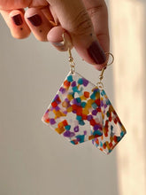Irregular Vintage Colorful Pendent Earrings